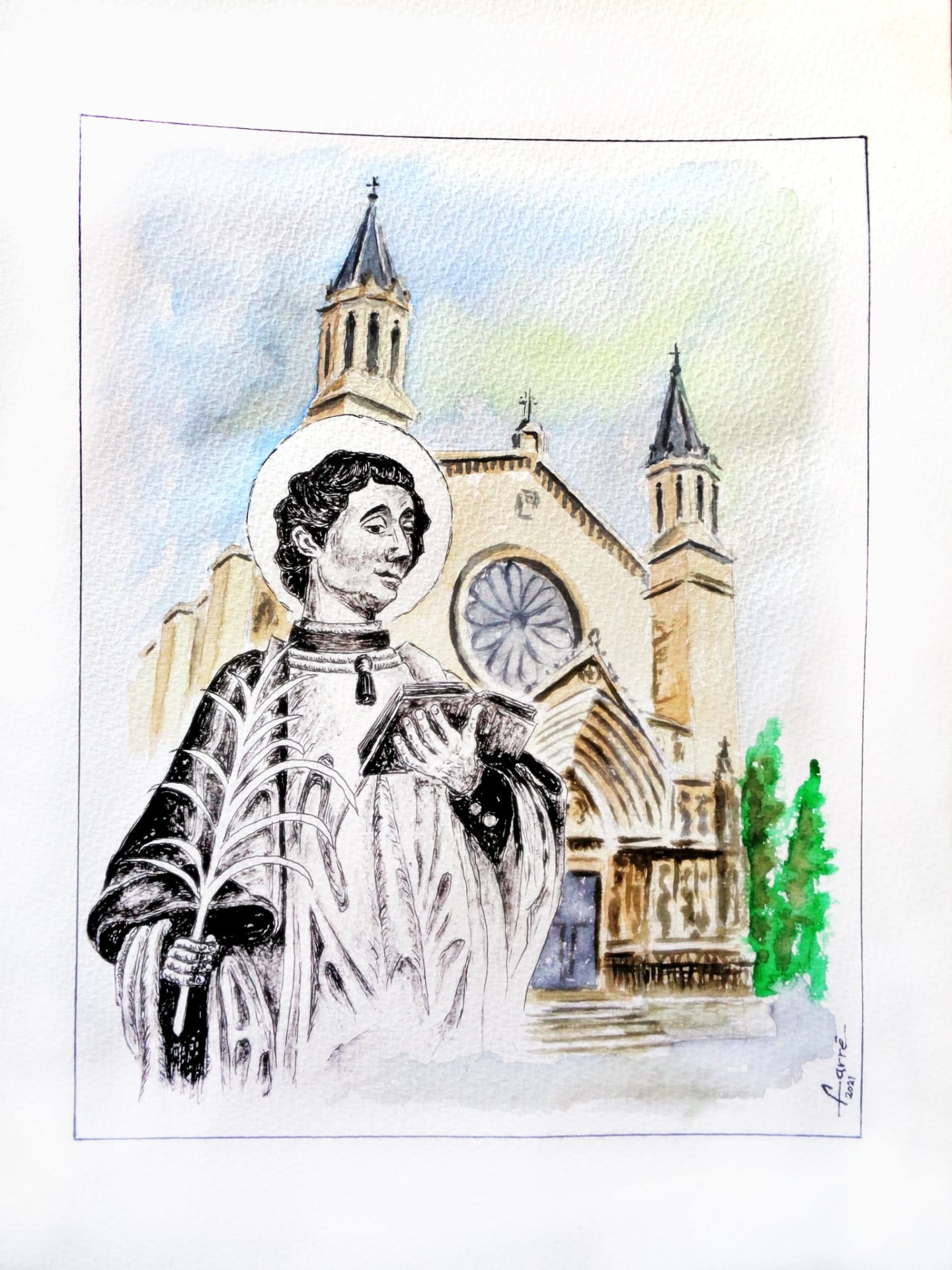 ESTAMPA ORIGINAL DE SANT FÈLIX DEL TREBALL DE RECERCA 120 HORES?.